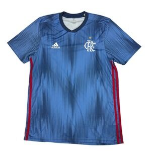 Adidas Flamengo 2018-19 Jersey Mens Size‎ L Clube de Regatas Soccer Shirt